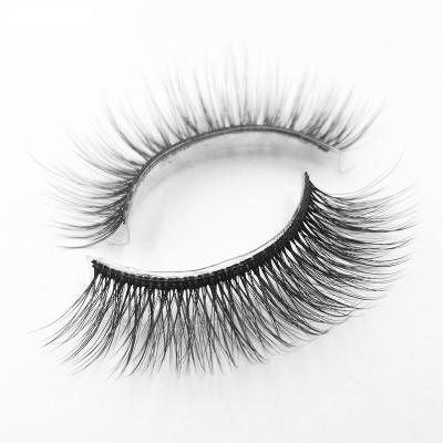 China Natural Soft Eyelash 10 Pairs Hand Made Synthetic Hair Mink False Eyelashes For False Eyelash essynthetic Eyelash Extension for sale