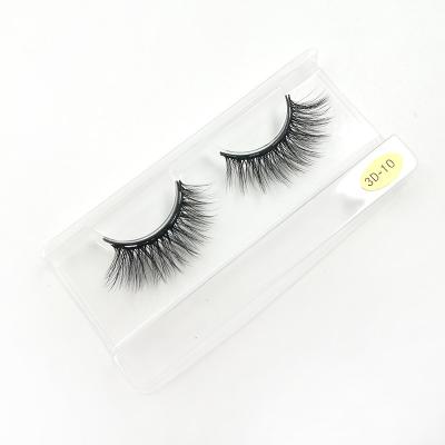 China Natural Soft Magnetic False Eyelashes 5d Mink Eyelashes Clear False Mink Eyelashes Strip Lashes for sale