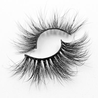 China Wholesale Natural Soft Natural Mink 22mm Real Fake Mink 22mm Lashes Fluffy Eyelash Real Fake Lashes Handmade for sale