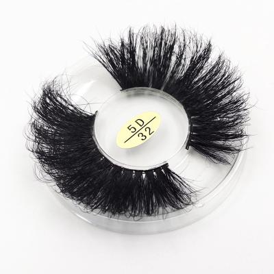 China Wholesale Natural Soft Natural Mink 22mm Real Fake Mink 22mm Lashes Fluffy Eyelash Real Fake Lashes Handmade for sale