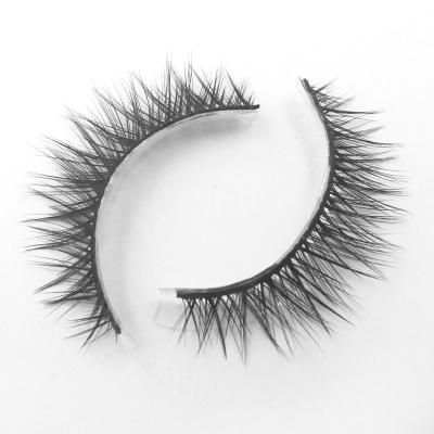 China Hot Selling Handmade Fake Mink Eyelashes Natural Soft Eyelash Private Label Products 8-15mm for sale