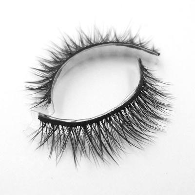 China Natural Soft Fluffy Mink Lashes Fake Eyelashes Fake Eyelashes Factory Price Eyelash 8-15mm for sale