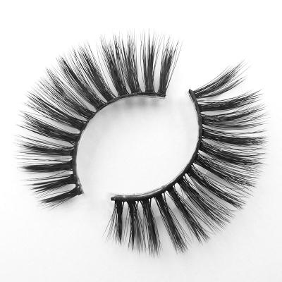 China Competitive Price 3D 12-21mm Eyelash Natural Soft Fluffy Synthetic Mink False Eyelashes for sale