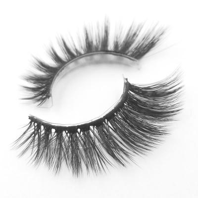 China Natural Soft False Mink Eyelashes 3D Eyelash Vendor Wholesale Dramatic 10 Pairs 12-21mm for sale