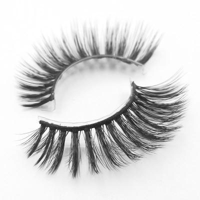 China Good Quality Natural Soft Eyelash Bulk False Individual Fake Mink Eyelashes 3D Lashes Extension 12-21mm for sale