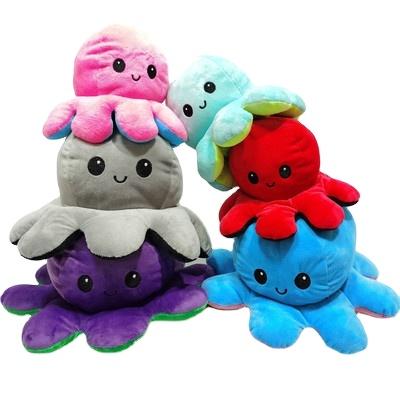 China Cute fun 2021 hot sale simulation plush doll double-sided plush toys for sale