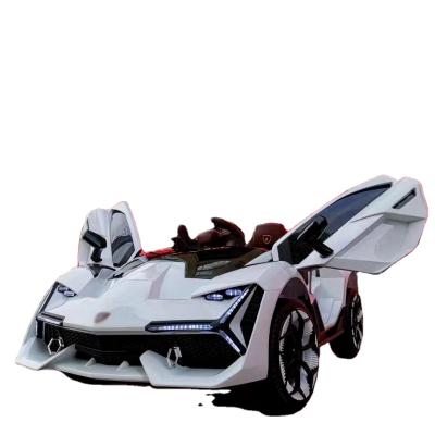 China Ride On Toy New Arrival 12V Double Open Door 2.4G Remote Control Child Electric Ride On Powerful Car With Led Light And Music for sale