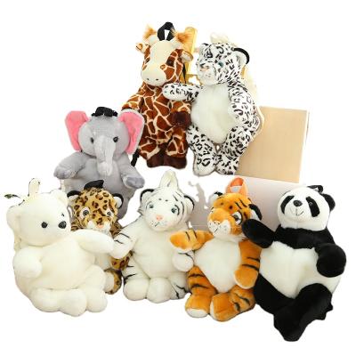 China Fasion Cartoon Plush Children Stroll Schoolbag Animal Children Stroll for sale