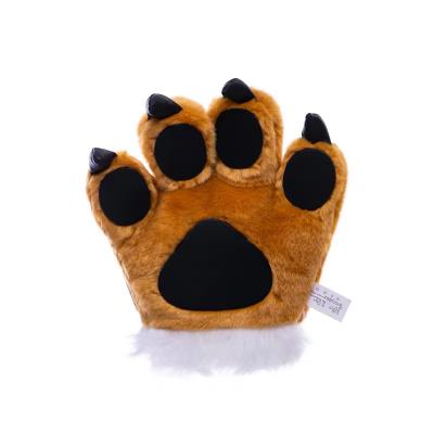 China Plush Stuffed Animal Costume Props For Halloween Parties Bear Paw for sale