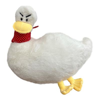 China Duck Plush Toy by Fun Cute Cartoon Duck Toy Plush Cloth Soft Sound Doll Pillow for sale