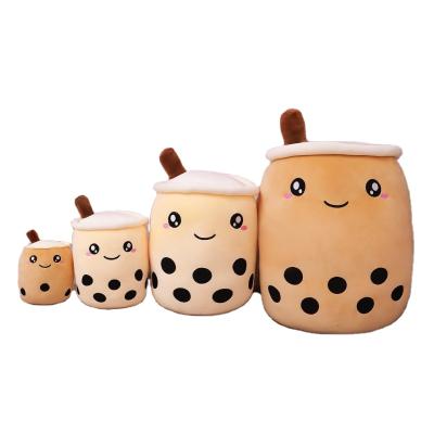 China Cute plush toy bubble tea milk boba tea plushie stuffed pillow boba plush for sale