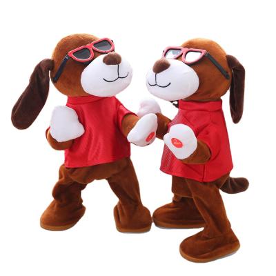 China Electronic funny sunglasses dog toy can learn to speak, sing and dance for sale