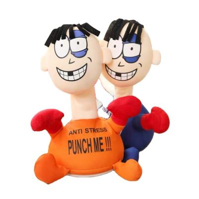 China Electric Plush Doll Punch Me Antistress Electric Plush Toy Screaming Sound Doll Toys Anti Stress Punch Me for sale