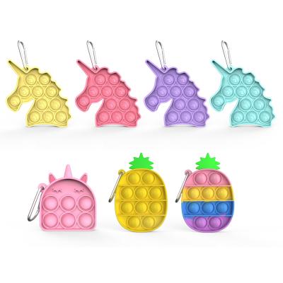 China Young (7-14 Years) In Stock Drop Shipping Toys Glitter Unicorn Big Pops Fidget Toys The Great Among Us Silicone Rubber for sale