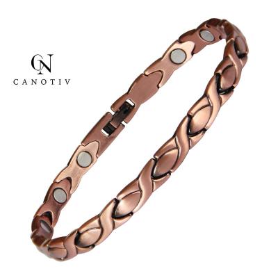 China Fashion Health Energy Jewelry Wholesale Foot Anklet Arthritis Foot Pain Relief Magnetic Therapy Copper Anklets for sale