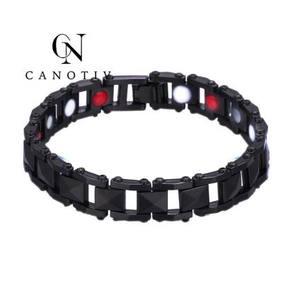 China New Styles Men's Health Product Bio Stainless Steel Power Energy Magnetic Bracelet FASHIONABLE Custom Bracelet Prices for sale