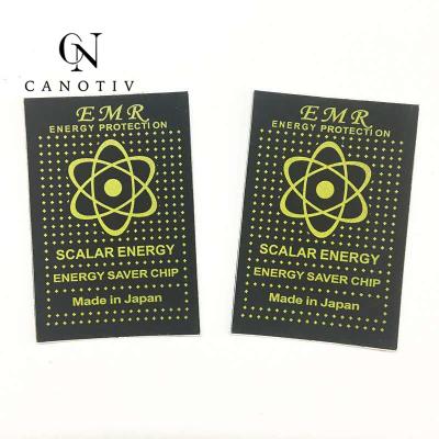 China Hot Sale EMR Mobile Phone Bio Energy Shielding Quantum Radiation Mobile Phone Sticker Anti Scalar Radiation Sticker for sale