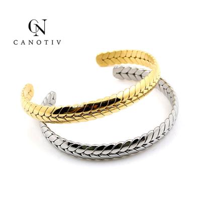 China Fashion Amazon Popular Series Art Field Fashion Style Men Jewelry Making Gold Bracelet Chain Women Bangles for sale