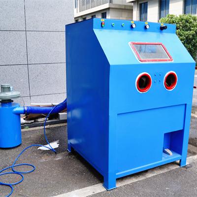 China High Pressure Surface Treatment Wheel Sandblasting Cabinet Water Sand Blasting Booth Machine for sale