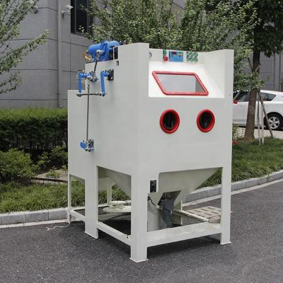 China Factory Intelligent Automatic Turntable Sandblasting Cabinet for Wheels and Rims Repair for sale