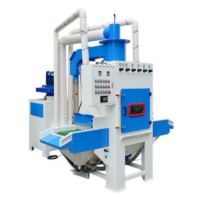 China Factory Automatic Conveyor Sandblasting Automated Blasting Cabinet for sale