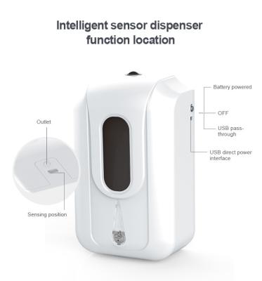 China Battery Dispensador De Jabon touchless Intelligent Sensor Foam Automatic Hand Soap Dispenser for sale