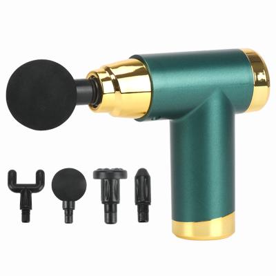 China 2022 heat body deep tissue hand held mini massage gun dropshipping percussion 20 speed muscle massage gun for sale