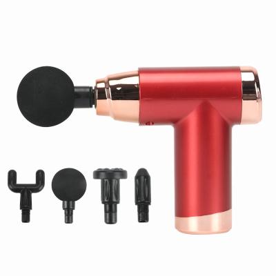 China 2022 heat body deep tissue hand held mini massage gun dropshipping percussion 20 speed mini massage gun for sale