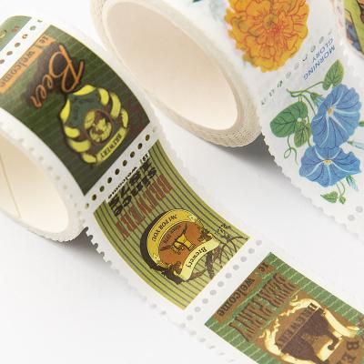 China LOW MOQ Washi Tape Printing Stationery Sticker DIY Cute Aluminum Washi Tape Waterproof Custom Decorative Cheap Prices Waterproof Washi Tape for sale