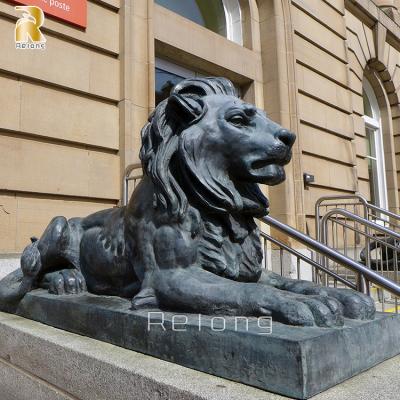 China Europe Life Size Large Outdoor Bronze Lion Garden Statues For Sale for sale