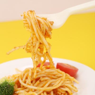 China Quanhua BPI Disposable Fast Food Plastic Forks Bulk Disposable Biodegradable Cutlery for sale