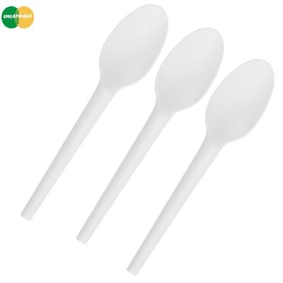 China Disposable Spoon ECO Disposable Cutlery Food Grade Disposable Spoon for sale