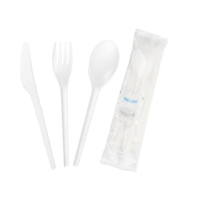 China CPLA 6 Inch Disposable And Biodegradable CPLA Cutlery Set Sturdy For Restaurants for sale