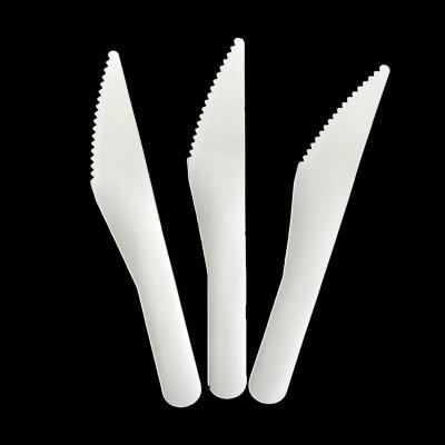 China Quanhua Safty 100% Biodegradable Disposable Paper Cutlery Set for sale