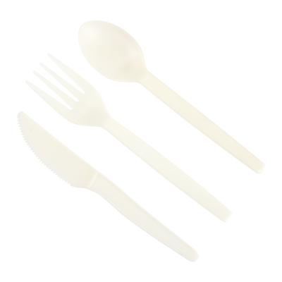 China Custom Disposable Cutlery from PSM Suyuan BPI Logo Corn Starch Plant Knife for sale