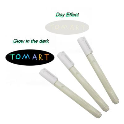 China Versatile School Promotion Glow in the Dark Ink Marker Pen for Glass/Cloth/Metal/Tires/Rocks for sale