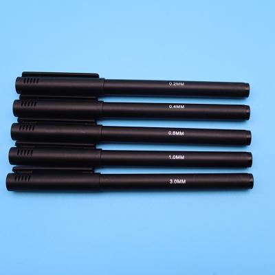 China School Wholesales Customized 5 Sizes Micron 0.2mm 0.4mm 0.6mm 1.0mm 3.0mm Fineliner Pen for sale