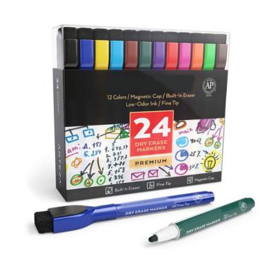 China School Professional Portable Multi Color Whiteboard Magnetic Marker Pen Set With Good Quality for sale