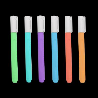 China Wholesale Promotional Pen Glow in the Dark Fabric Marker Felt Tips Highlighter Pen with Custom Logo for UK for sale