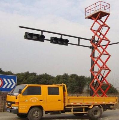 China 12 Meters Lifting Height Fixed on Truck Scissor Lift with 500Kg Loading Capacity for sale