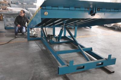 China 6000Kg Stationary Container Loading Dock Ramp , Adjustable Hydraulic Dock Levelers for sale