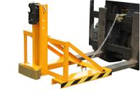 China Levantador horizontal con la protección doble, equipo del tambor de la carretilla elevadora de elevación del tambor 500Kg en venta