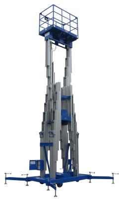 China 18m Aerial Work Platform Multi Mast Aluminum Profile 150Kg Loading Capacity for sale