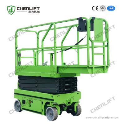 China MX300R 3m 240kg Load Mini Model Self Propelled Scissor Lift With Swivel Wheels for sale