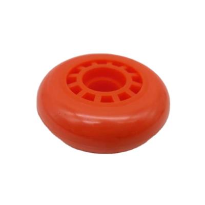 China Trolley factory wholesale high quality orange PU 70x23 skate wheel for sale