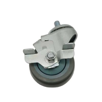 China Traditional Chinese Sale Wholesale Price Furniture 75x32 Decorative Gray PU Locking Caster for sale