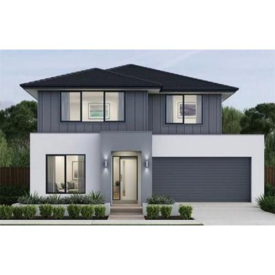 China Economic Modern Reasonable Design Villa Modular Light Steel Prefab Houses Prefab Duplex House for sale