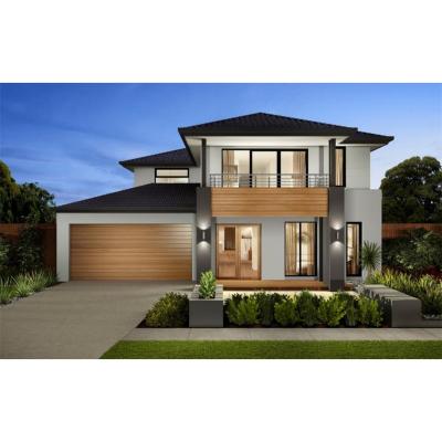 China Modern Completely Pre Fabricated Homes Two Storey 3 Bedroom Steel House Prefab Home Light Steel Keel Villa for sale