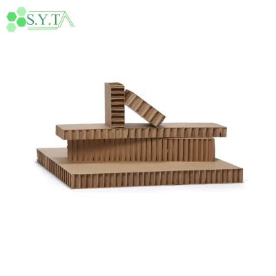 China Recycled Materials S.Y.T Recycle Eco-friendly Kraft paper cardboard Packaging Protection Honeycomb Paper Cardboard for sale