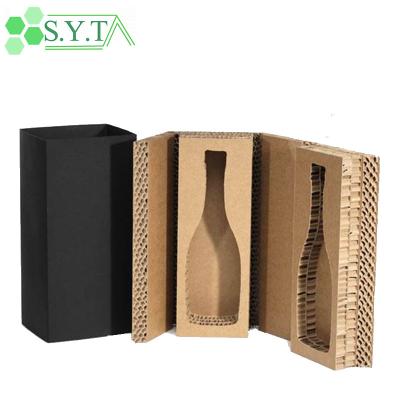 China Recycled Materials Eco-friendly Customized Design Various types of Food&Bottle Packaging Honeycomb Paper Cardboard for sale